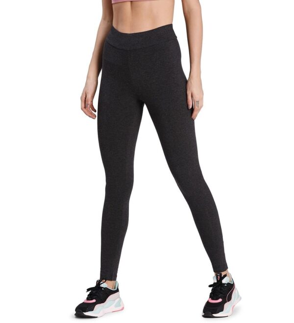 PUMA Solid Women Grey Tights