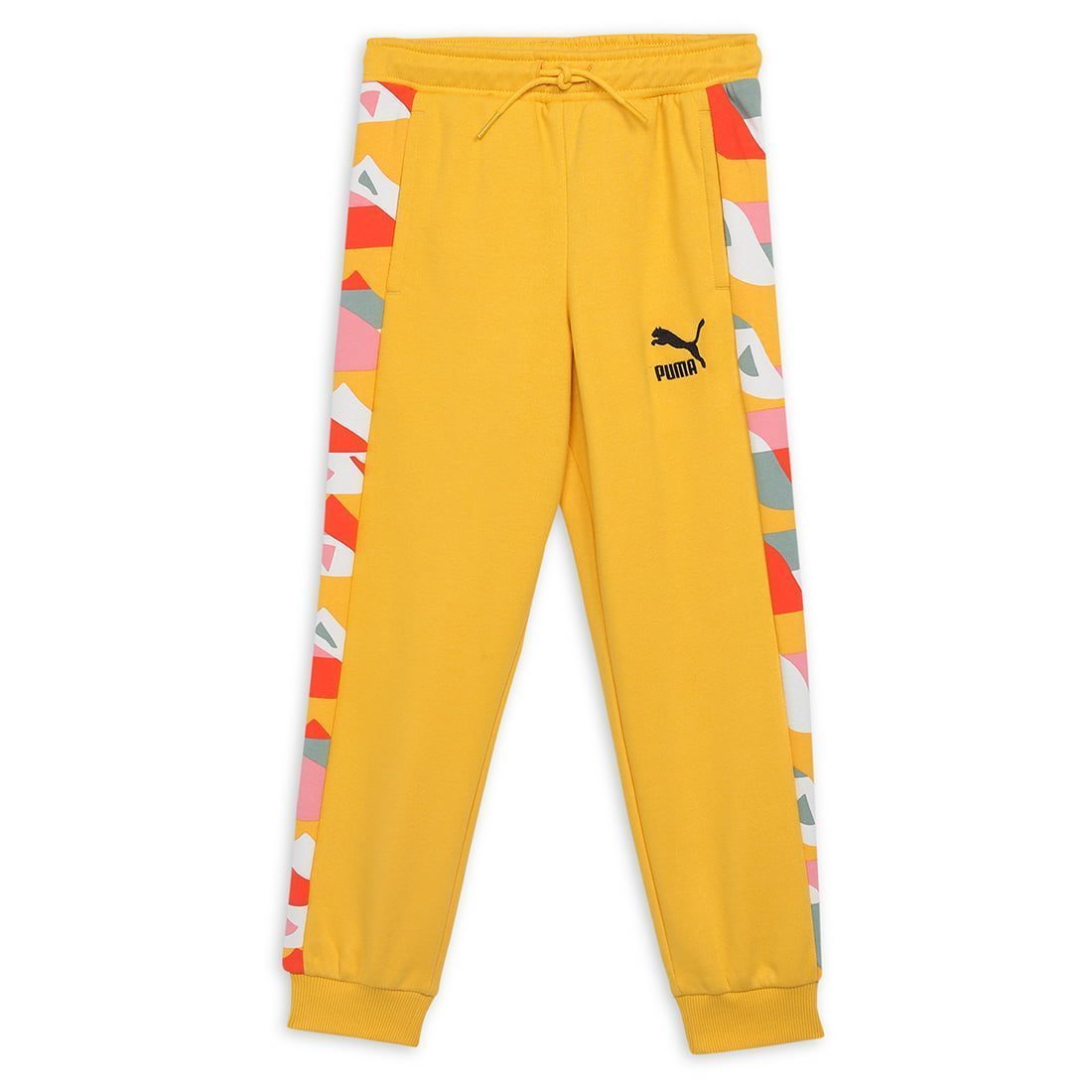 PUMA Track Pant For Boys  (Yellow, Pack of 1)