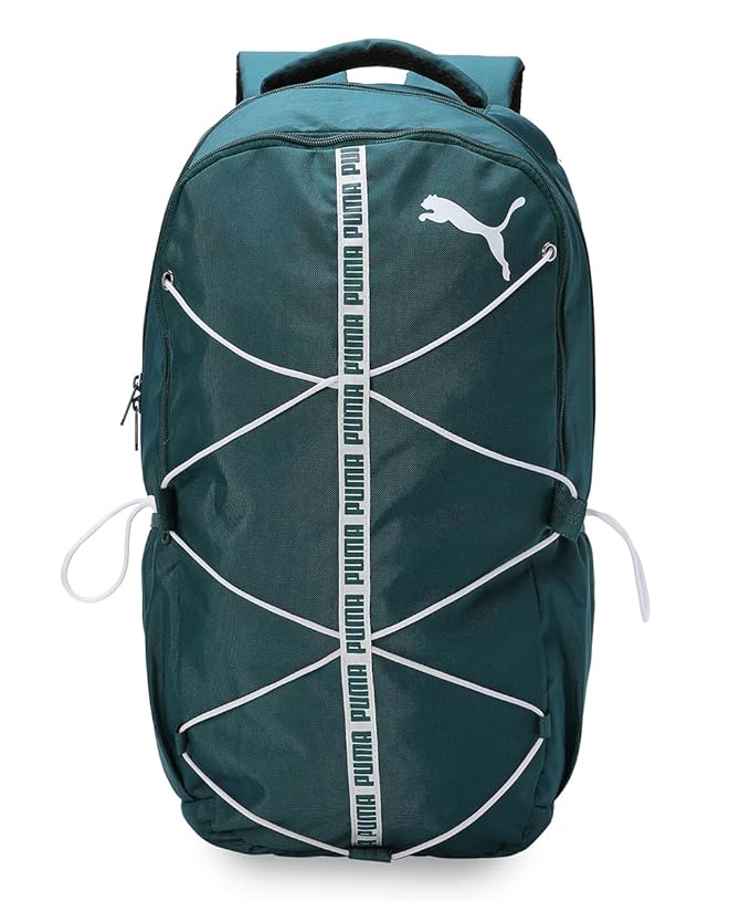 Puma Unisex-Adult String Backpack, Varsity Green-White