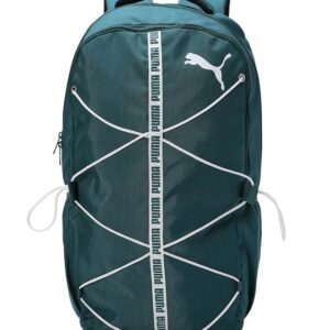 Puma Unisex-Adult String Backpack, Varsity Green-White