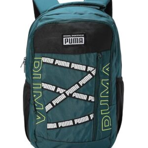 Puma Unisex-Adult TapeColorblock Backpack, Varsity Green